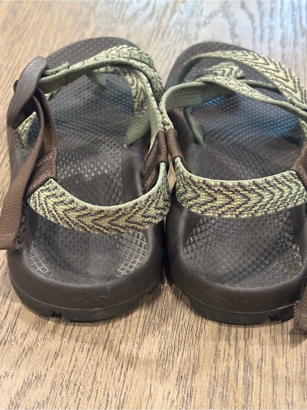 Chaco ZX/2 Classic Sandals Women’s Size 7 Green Black Adjustable Sport - Picture 4 of 8